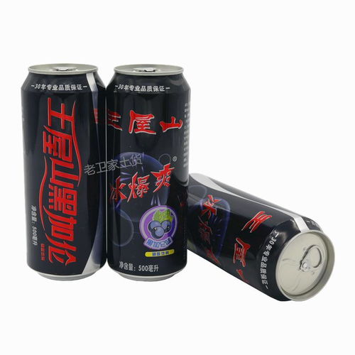 品味济源特色 王屋山冰爆爽黑加仑碳酸饮料